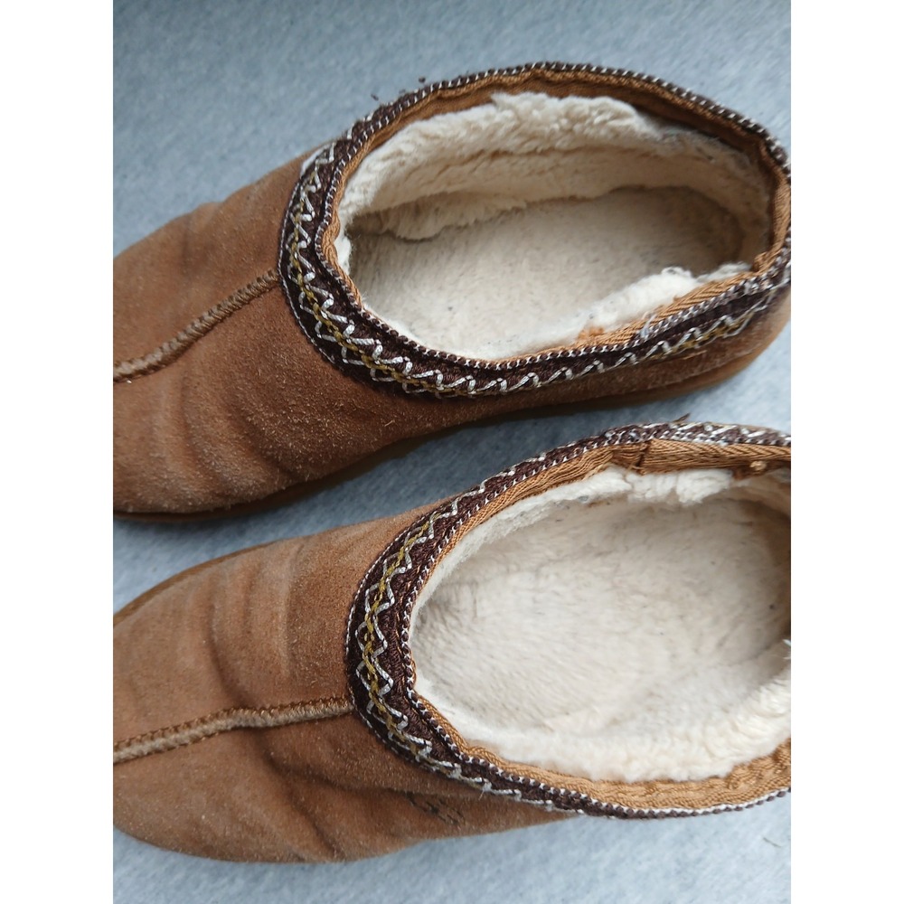 Ugg Slippers Womens 7 Tasman Sheepskin Lined Moccasin Cozy Slip On Western - Picture 8 of 10